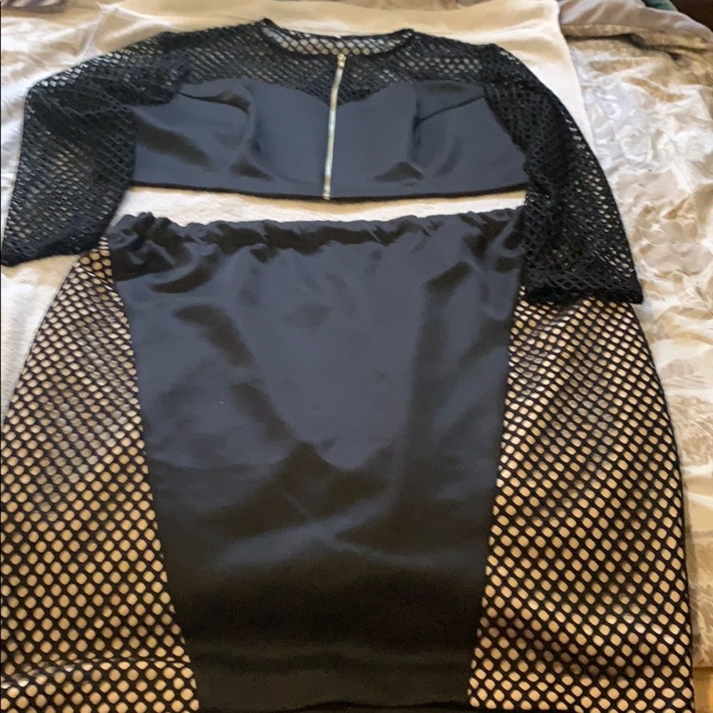 Plus Size Monif C 2 piece skirt set